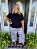 Soft Camo Ankle Pants