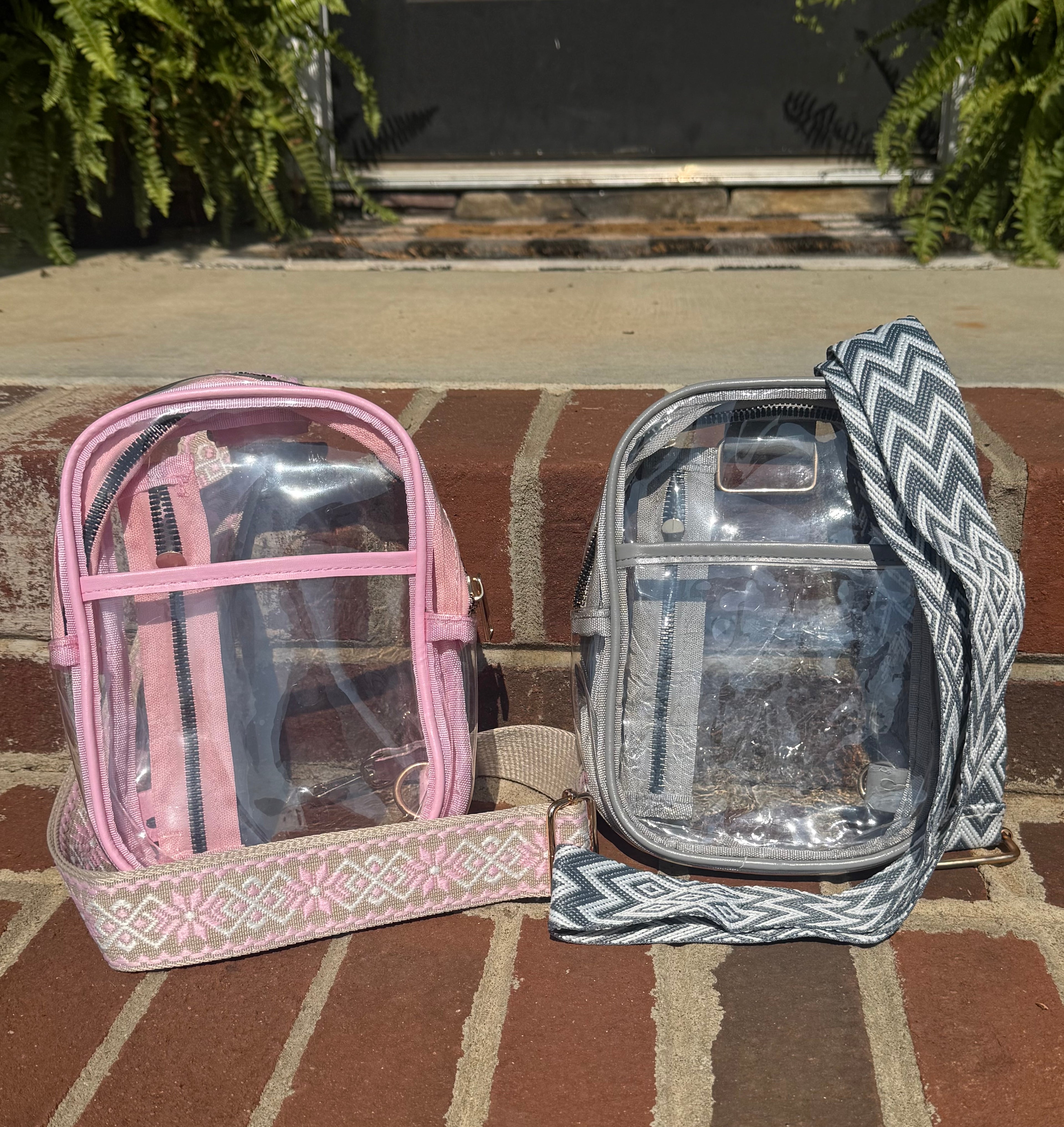 Clear crossbody bag